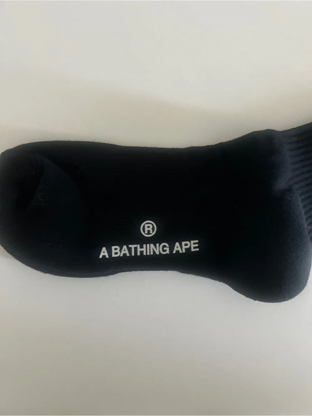 Bape Black Low-Cut Logo Socks